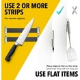 thumbnail image 6 of Adhesive Magnetic Strip for Knives Kitchen with Multipurpose Use as Knife Holder, Knife Rack, Knife Magnetic Strip, Knives Bar, Kitchen Utensil Holder, Tool Holder for Garage and Kitchen Organizer, 6 of 7
