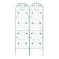 thumbnail image 2 of Tcbosik Set of 4 Garden Trellis for Climbing Plants, Decorative Vegetables Flowers Vine Trellis for Outdoor Patio, Backyard, 19.7"W x 86.7"H, Green, 2 of 10