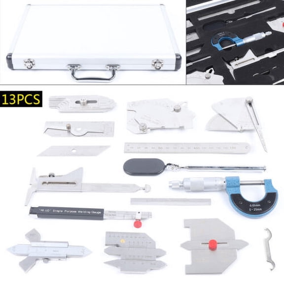 Accurate Welding Gauge Inspection Kit Welder Inspection Gauge Tools Test Rulers