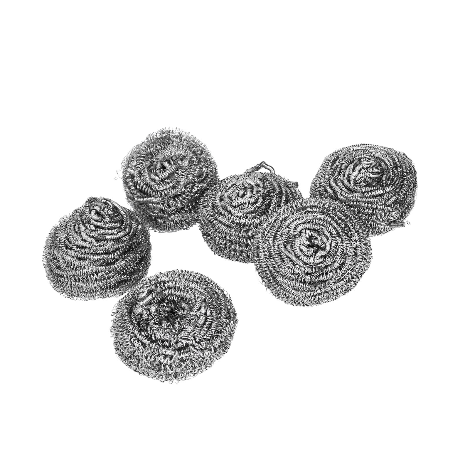 Stainless Steel Scrubbers 6PCS Stainless Steel Scrubber Scrubbing