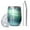 Green and Grey, variant on 12oz Stemless Wine Tumblers Orange and Grey Abstract Art Artwork Vacuum Insulated Stainless Steel Travel Tumbler Cups Mug with Lid and Straw for Champaign,Cocktail,Beer with Cleaning Brush
