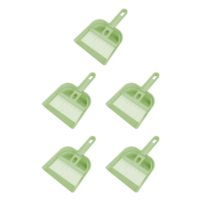 Yuarrent Escoba Recogedor Hogar Sofá Cepillo de limpieza Manual reutilizable Automóvil Dormitorio Sala de estar Hotel Mini Sweeper Pan Green Type2 NO2 Yuarrent CBP443494