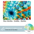 thumbnail image 2 of Tie Dye Non-Slip Polyester Chair Mat for Office, Machine Washable Door Rug, 2 of 6