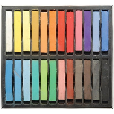 soft pastel set, assorted colors, 24/pkg