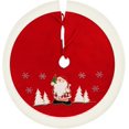 thumbnail image 1 of Falda de árbol de Navidad redonda Cubierta de árbol de Navidad Cubierta de árbol de Navidad Protección de agujas de árbol de Navidad Rojo/blanco, 1 of 5