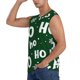 thumbnail image 3 of Balery Ho Ho Ho A Camisetas sin mangas para hombre, absorbe la humedad y protege contra el mal olor.-X-Large, 3 of 7