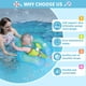 thumbnail image 4 of Natación sin flotador para bebés con toldo solar de 3 a 36 meses, 4 of 6