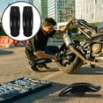 thumbnail image 1 of OULII 2Pcs Rear Wheel Mudguard Black Motorcycle Splash Guard Durable Mudguard Accessories, 1 of 8