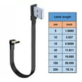 thumbnail image 3 of 90 Degree Up Down Left Right Angled USB to Type C Charging Data Cable Support 480Mbps 10W Speed for Cellphone Laptop, 3 of 8