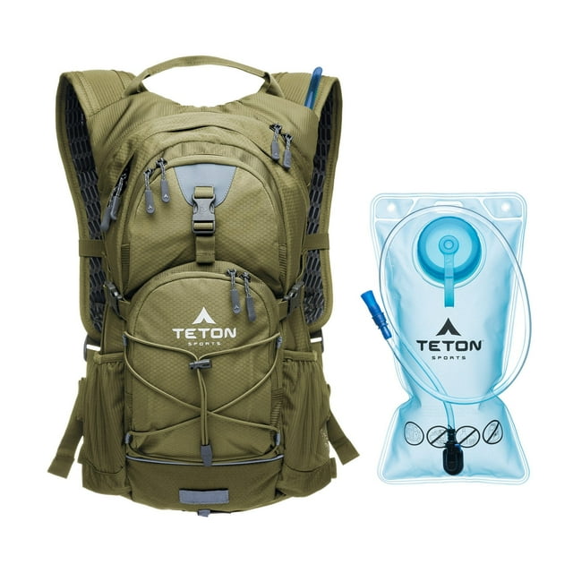 Mochila de Hidratación Oasis 18L con Vejiga de 2L Verde