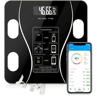 Omron HBF-514C Full-Body Sensor Body Composition Monitor + Scale With 7  Fitness Indicators (90-day Memory) & Fiji AA 40 PK 