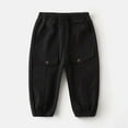 thumbnail image 2 of Wdgfv Boys Regular Straight-Fit Jeans Boys Pants Casual Comfortable Kids Trousers For School Everyday Wear Durable Workwear Style Long Pants Toddlers Children Age 3-8 Years Soft Fabric Black 2-, 2 of 4