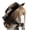 Elegant black, variant on Sweet Flat Bonnet Color Flower Ribbon Straw Hat French Women Girls Pastoral Flat Hat Straw Weaving Hats