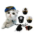 thumbnail image 3 of CIYISON Cosplay Captain Halloween Mischievous Dog Costume Hat Cute Festival Animal Hat, 3 of 15