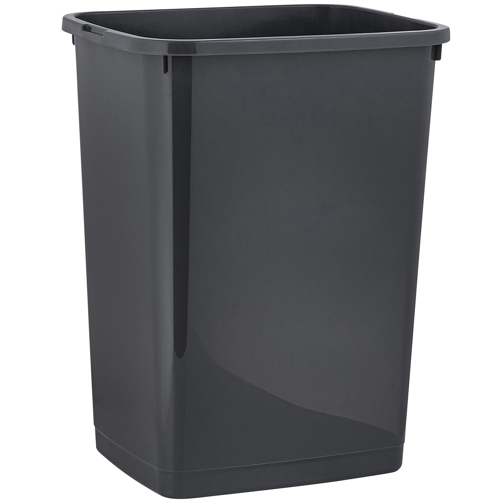 Superio Large Kitchen Trash Can 13 Gallon, 52 Qt Waste Bin for Kitchen, Garage, Indoor and Outdoor Trash Can (2, Grey)