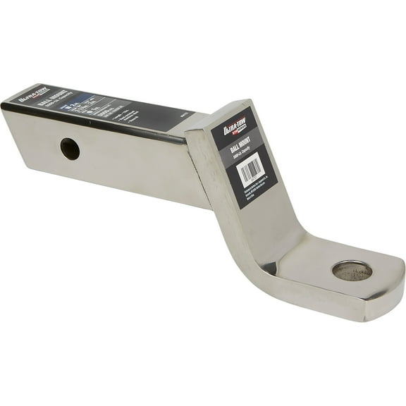 Ultra-Tow XTP 3-1/4in. Stainless Steel Ball Mount, 5000-Lb. GTW, Class III