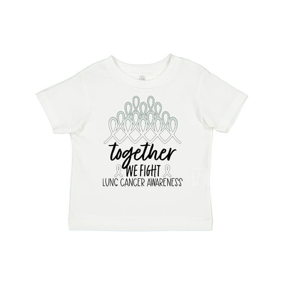 Inktastic Together, We Fight Lung Cancer Awareness Boys or Girls Toddler T-Shirt
