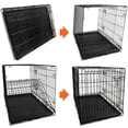 thumbnail image 4 of Vibrant Life Double-Door Metal Wire Dog Crate with Divider,42in, 4 of 7