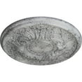 thumbnail image 3 of Ekena Millwork 11 3/4"OD x 1 1/4"P Wakefield Ceiling Medallion (Fits Canopies up to 3 5/8"), Hand-Painted Ultra Pure White Crackle, 3 of 7