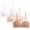 White/Peach/Nude, variant on dELiA*s Girls Bras - 3 Pack Seamless Padded Bras for Teens with Removable Straps