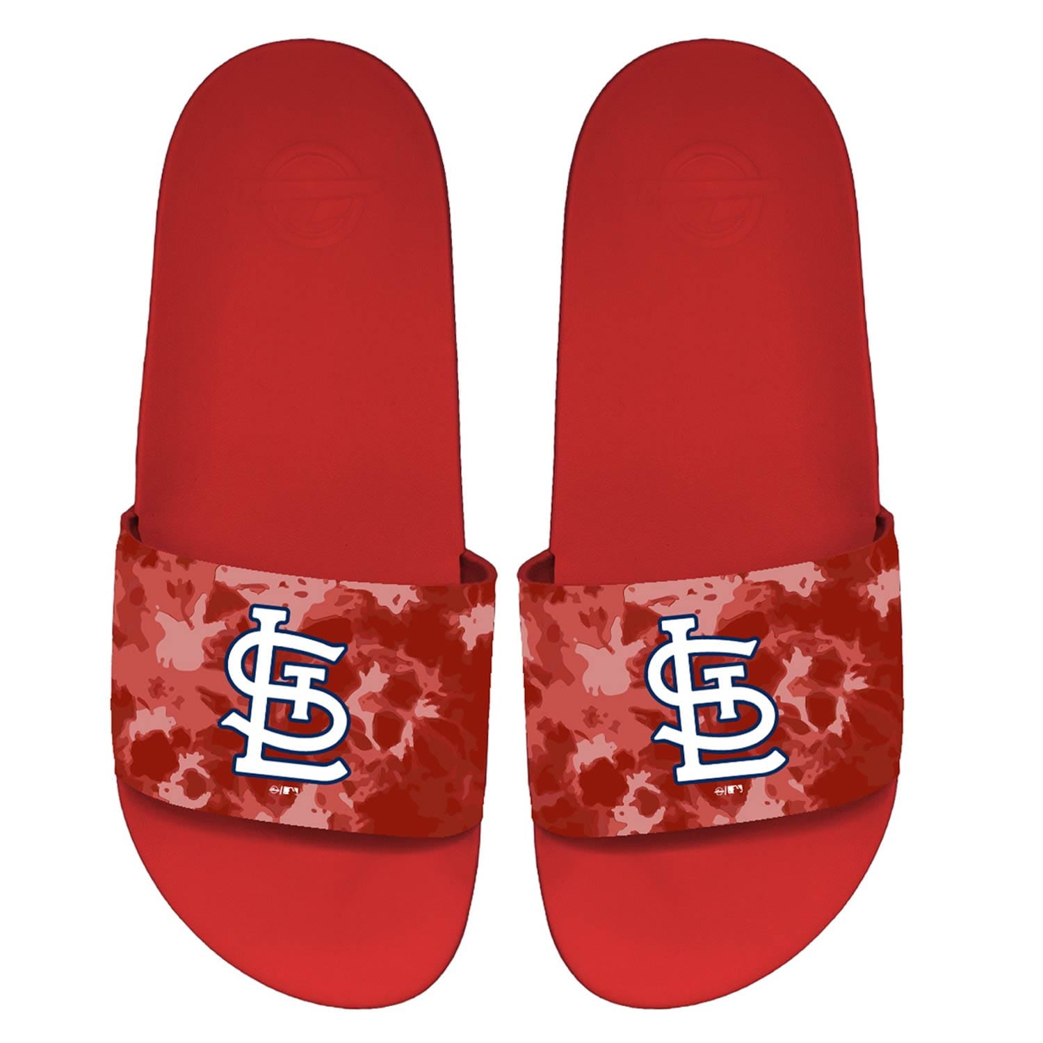 Men's ISlide Red St. Louis Cardinals Primary Motto Slide Sandals 