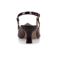 thumbnail image 4 of Journee Womens Padma Medium and Wide Width Sling Back Pointed Toe Kitten Heel Pumps, 4 of 11