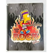 The Simpsons Spiral Notebook: Born to Rock