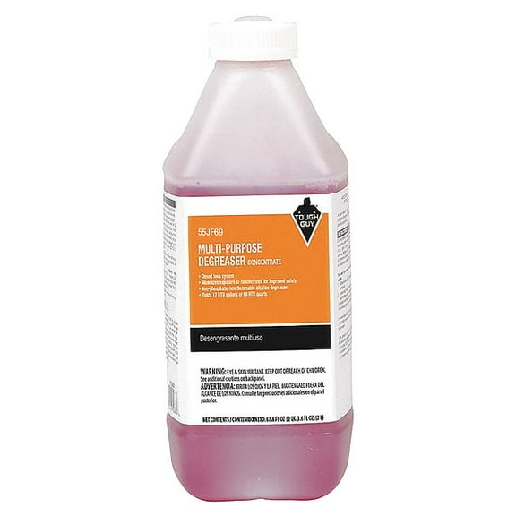 Multi-Purpose Cleaner/Degreaser, 0.5 Gal Bottle, Liquid, Red, Orange