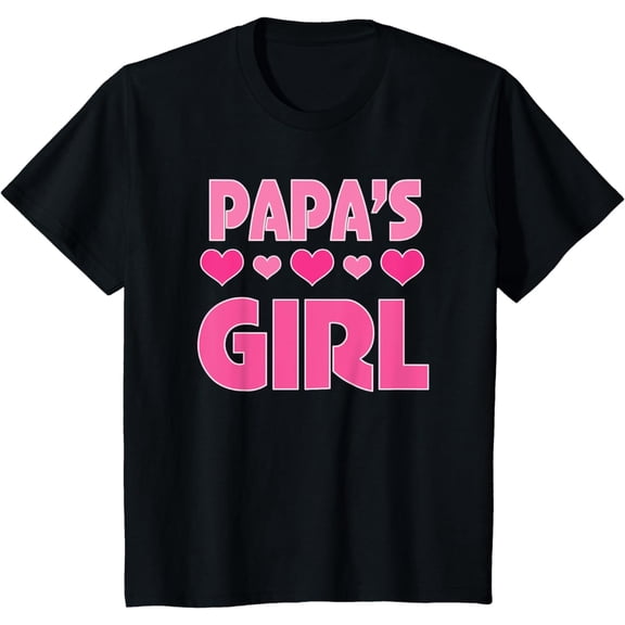 Kids Granddaughter Papas Girl T-Shirt