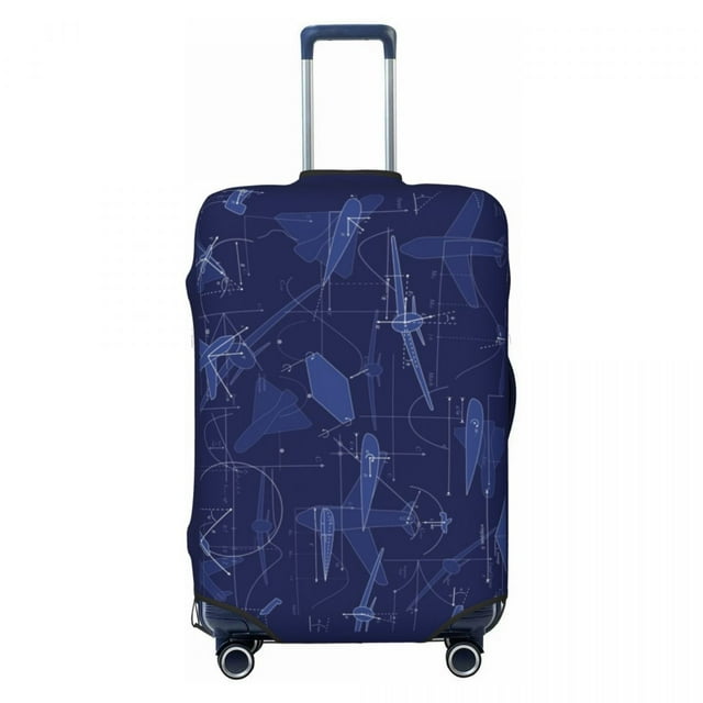 Custom Air Traffic Controllers Luggage Cover Fashion Fighter Pilot Aircraft Suitcase Protector Covers Suit For 18-32 inch