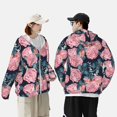thumbnail image 4 of Lsque Rose Flowers UPF 50+ Lightweight Sun Protection Men's Women's Long Sleeve Shirt, Hoodie Performance -Large, 4 of 9