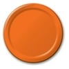 Creative Expressions 24-Piece 9" Paper Plate Set, Orange