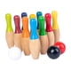 thumbnail image 5 of Outdoor Wood Kids Bowling Toy Outdoor Toys 10 Wooden Pins Early Learning Wood Bowling Game for Boys Girls Indoor Garden Birthday Gift Lawn perfke Juego de bolos para niños pequeños, 5 of 9