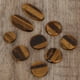 thumbnail image 2 of Juego de botones de saxofón, juego de botones de saxofón de 9 piezas Botón de saxofón de grano de madera Botón de saxofón Integración perfecta, 2 of 8