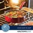 thumbnail image 6 of Rachael Ray Cook + Create 3 Quart Aluminum Nonstick Saute Pan with Lid, Red, 6 of 11