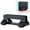 Black, variant on Vertical Laptop Stand Tool-Free Adjustable Aluminum Laptop Stand Holder Vertical Width From 0.35"-1.6" Support for All MacBook and Laptop Black 1 Slot