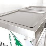 Kolice Commercial ETL Fried Ice Cream Roll Machine,Rolled Ice Cream Machine-21x21 Double Square Pans