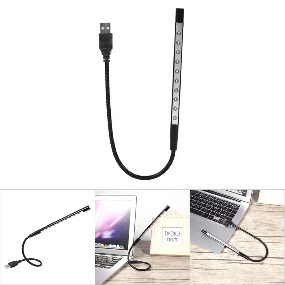 Lámpara para computadora portátil, minilámpara USB flexible de 5 V, lámpara flexible para computadora portátil, durabilidad extendida