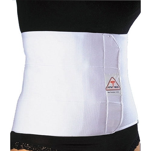 ITA-MED Unisex Elastic Abdominal Support Binder (9' Wide) - 3 Panels
