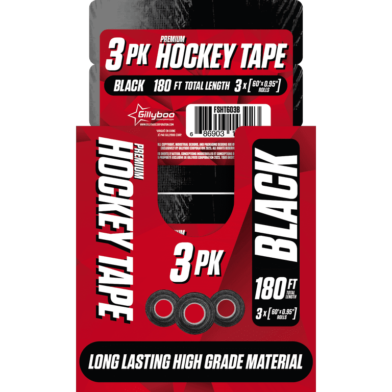 Future Stars Premium Hockey Tape, 3-Pack Black photo 6