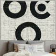 thumbnail image 2 of orinice white background minimalist tapestry wall hanging unique style graphic tapestry home wall art living room bedroom apartment farmhouse dormitory wall art tapestry bedroom, 2 of 6
