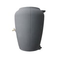 thumbnail image 5 of Algreen 50 Gallon Capacity Sustainable Wicker Rain Harvesting Barrel, Gray, 5 of 8