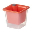 thumbnail image 3 of S SERENABLE Self Watering Plant Pot Decoration Small Planter for Succulents Flowers Cafe Red, 3 of 9