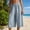 Light Blue, variant on BUIGTTKLOP Capri Pants for Women High Waisted Cropped Lounge Pants Wide Leg Pleated Summer Capris with Pockets