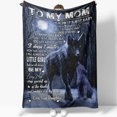 thumbnail image 1 of Blanket Gift Ideas For Mom, My Loving Wolf Mom, 1 of 5
