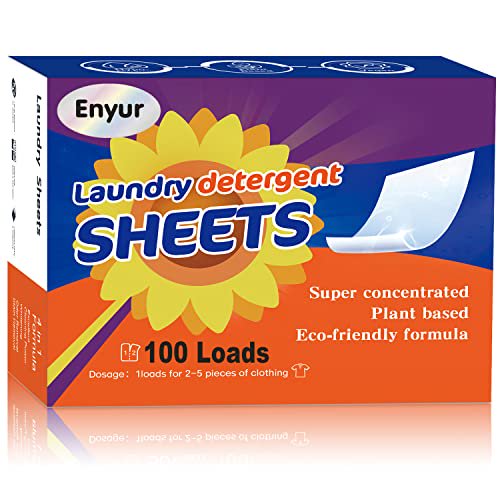 Enyur Laundry Detergent Sheets Plant Fomula Fresh Scent Eco