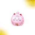 thumbnail image 3 of Colgante de campanas de la fortuna con forma de gato de dibujos animados, accesorios de cobre para colgar en la mochila o disfraz (rosa), 3 of 8