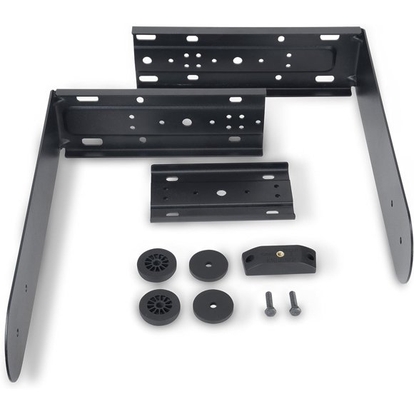 Kit de montaje QSC K12.2 con soporte tipo yugo, acero, negro