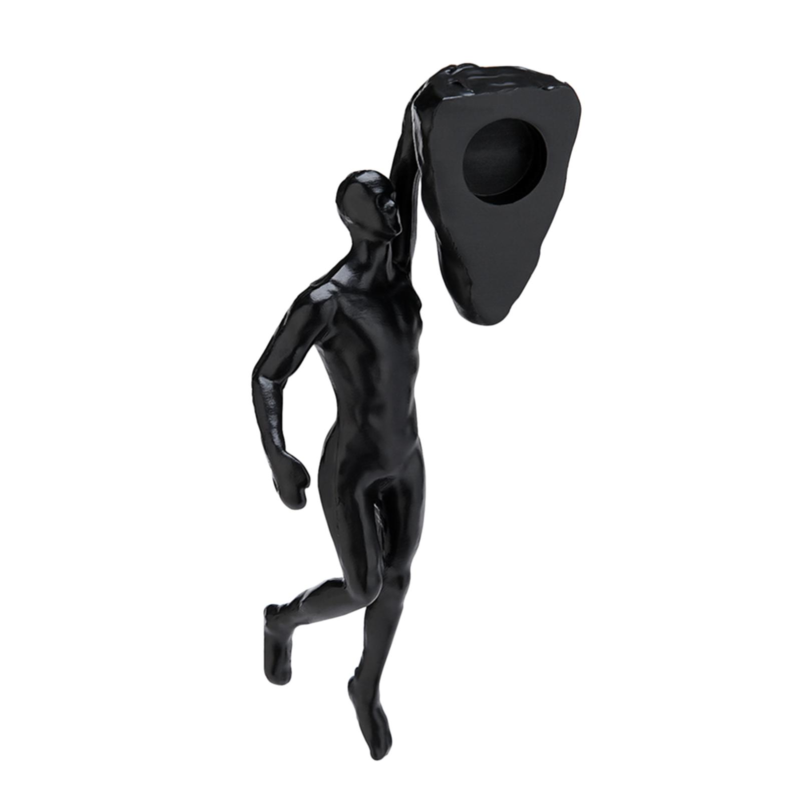 Small Resin Climbing Man Wall Sculptures Creative Figurine Bar/Home