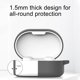 thumbnail image 4 of Gwong Electrónica Funda de almacenamiento de caja de silicona protectora anti-caída inalámbrica de Autor Bluetooth con carabiner para Redmi Airdots 3, 4 of 6